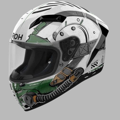 CASCO AIROH CONNOR ALLIGATOR GLOSS