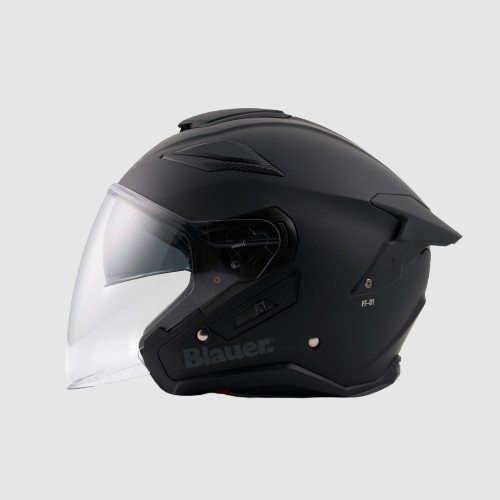 CASCO BLAUER JJ01 NERO OPACO