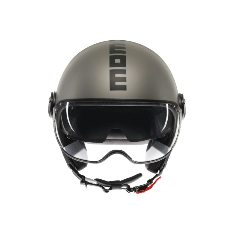 CASCO MOMODESIGN FGTR EVO TITANIO + VISIERA FUME