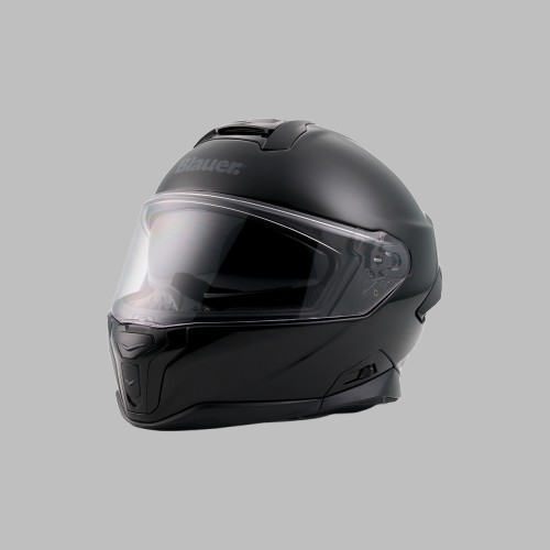 CASCO BLAUER FF-01 MONOCOLOR BLACK GLOSS