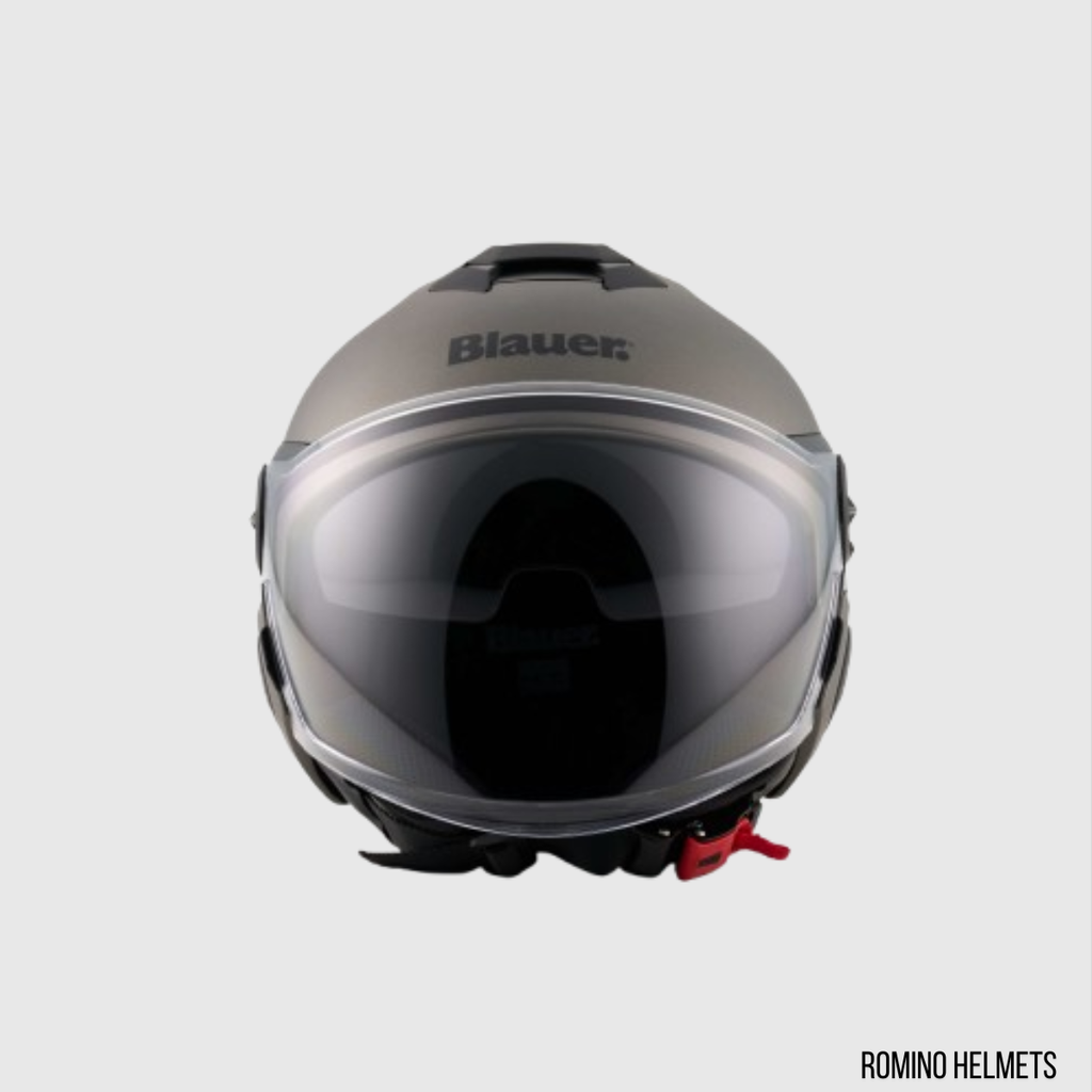 CASCO BLAUER DJ01 MONOCHROME TITANIO OPACO