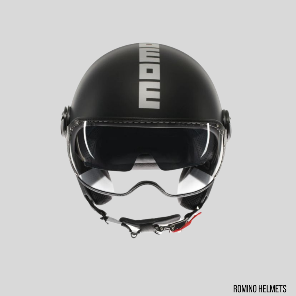 CASCO MOMO DESIGN FGTR EVO NERO OPACO/SILVER