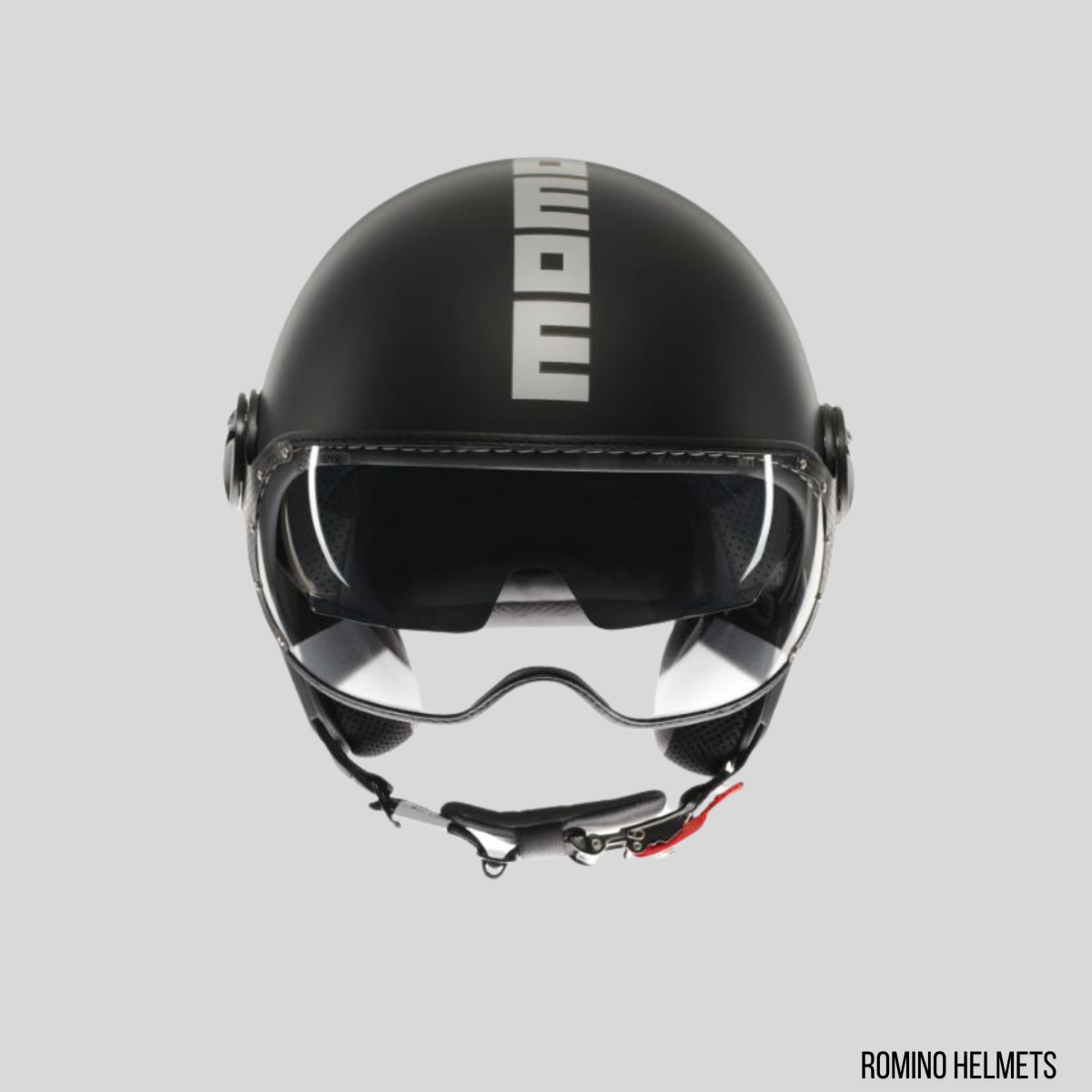 CASCO MOMO DESIGN FGTR EVO NERO OPACO/SILVER