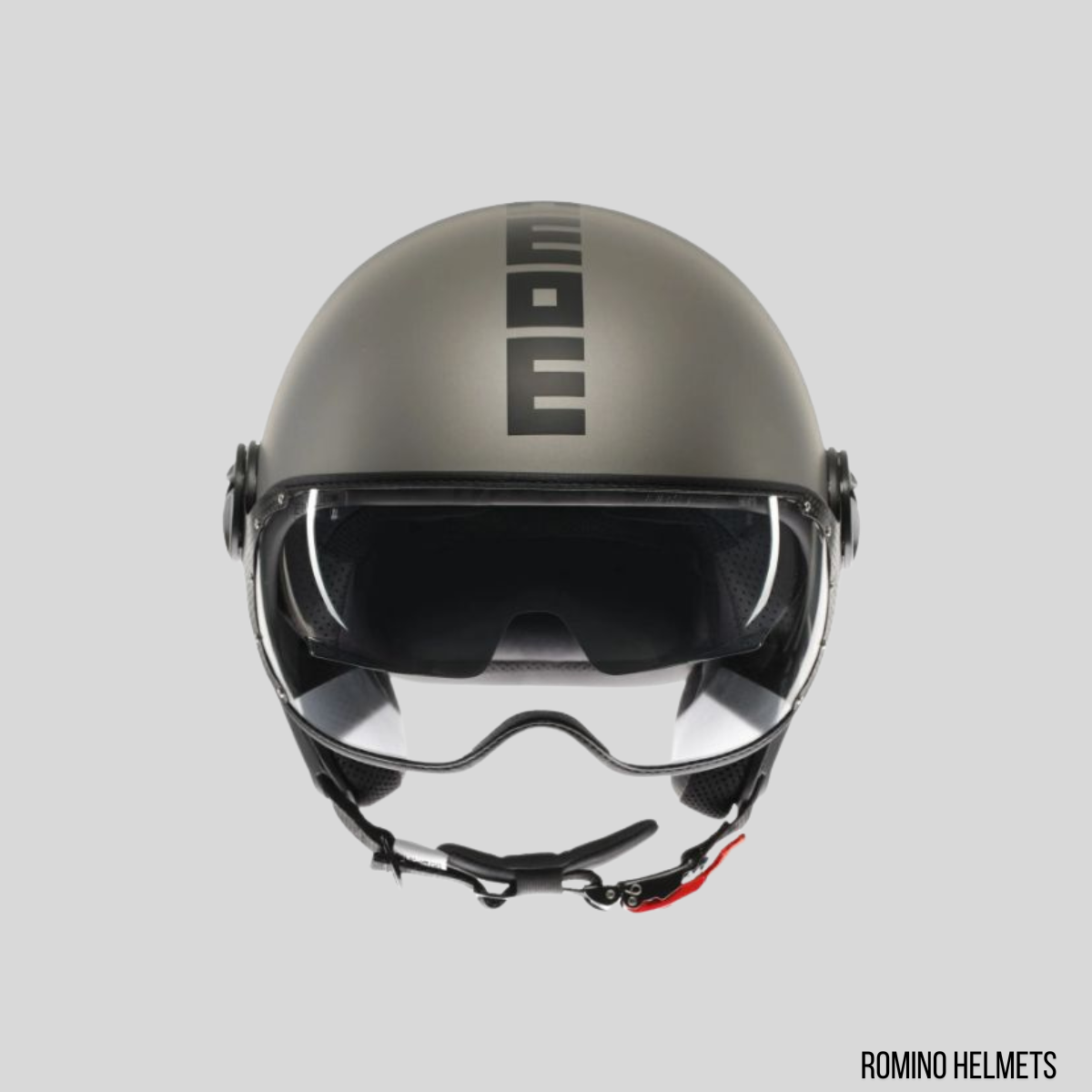 CASCO MOMO DESIGN FGTR EVO TITANIO OPACO /NERO