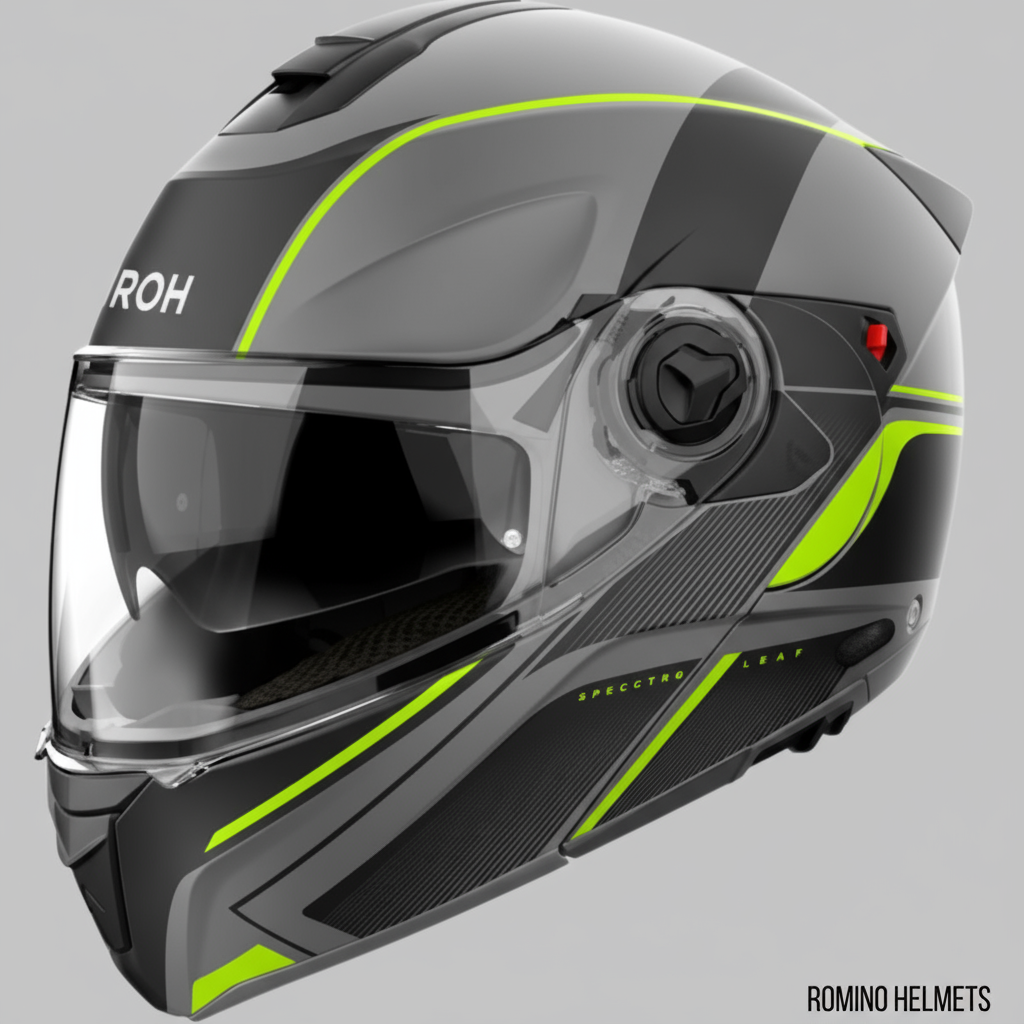 CASCO AIROH SPECKTRE LEAF YELLOW MATT