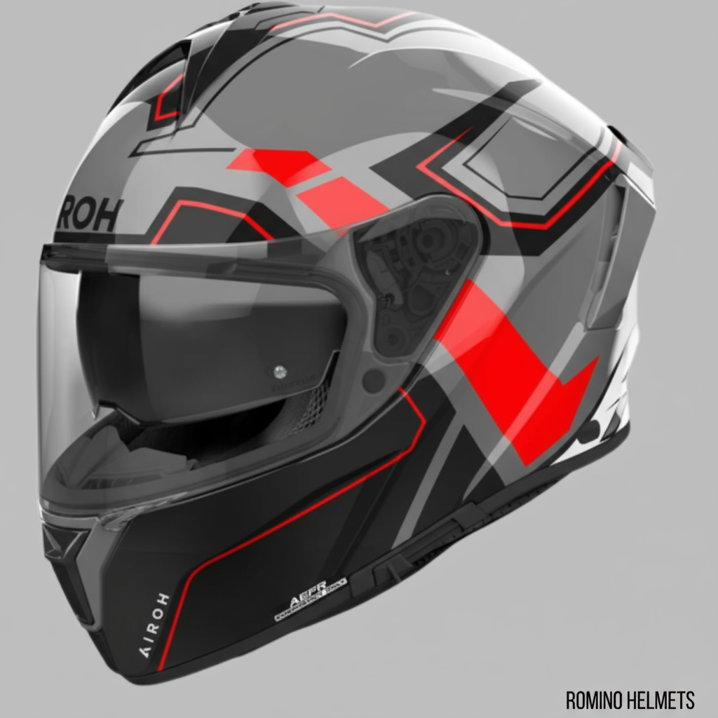 CASCO AIROH SPARK 2 DART RED GLOSS