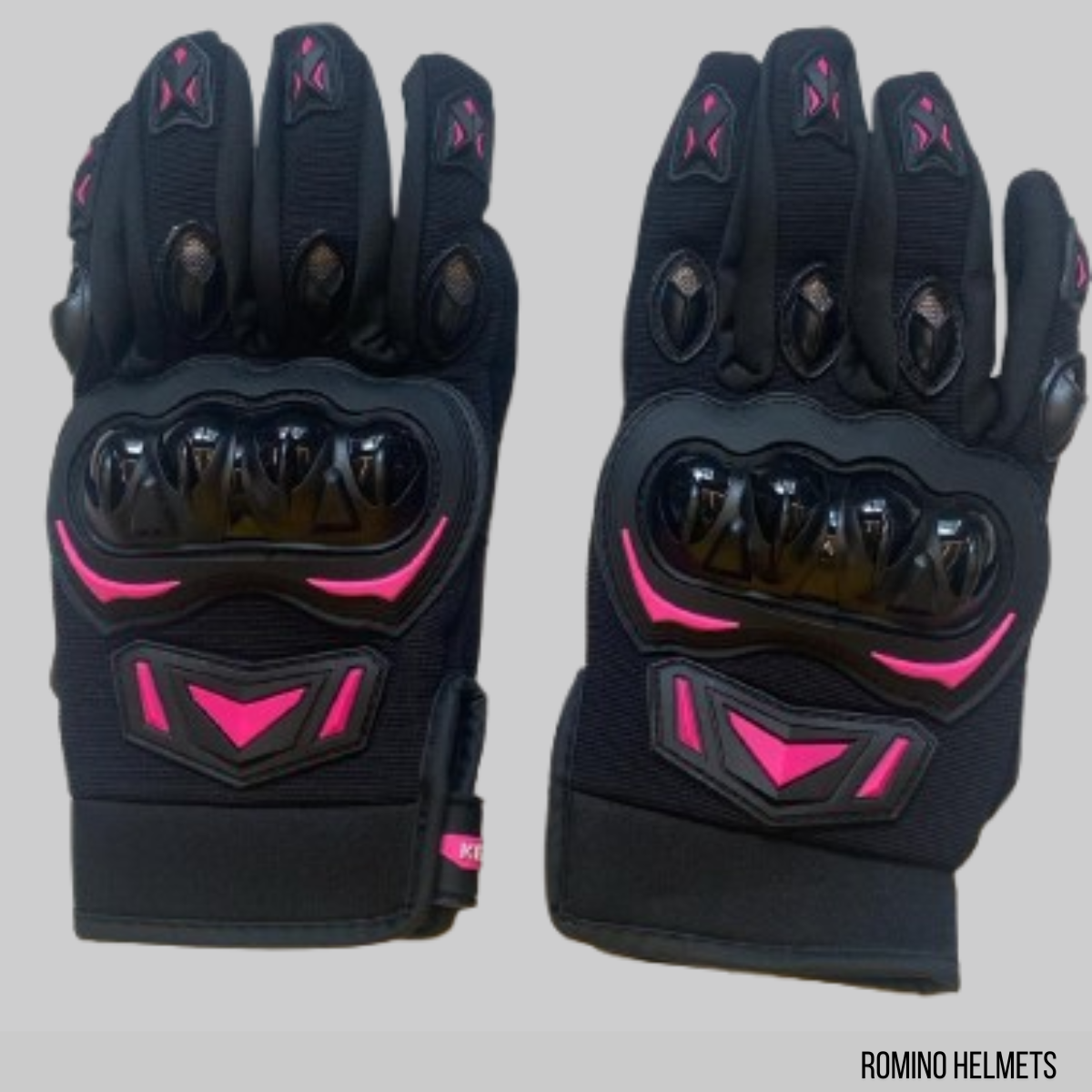 GUANTI KEMIMOTO NERO/FUXIA