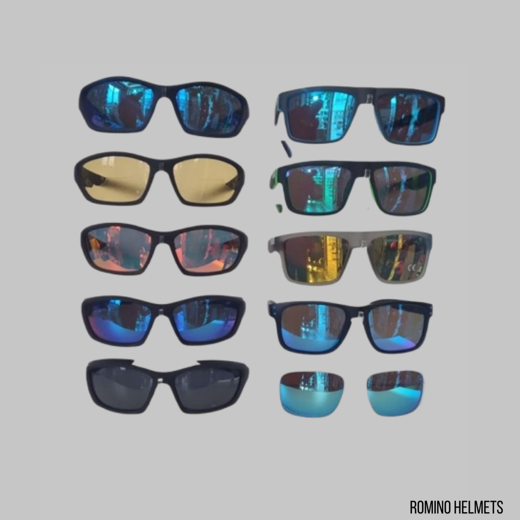 OCCHIALI A SPECCHIO MOTOCICLISTA