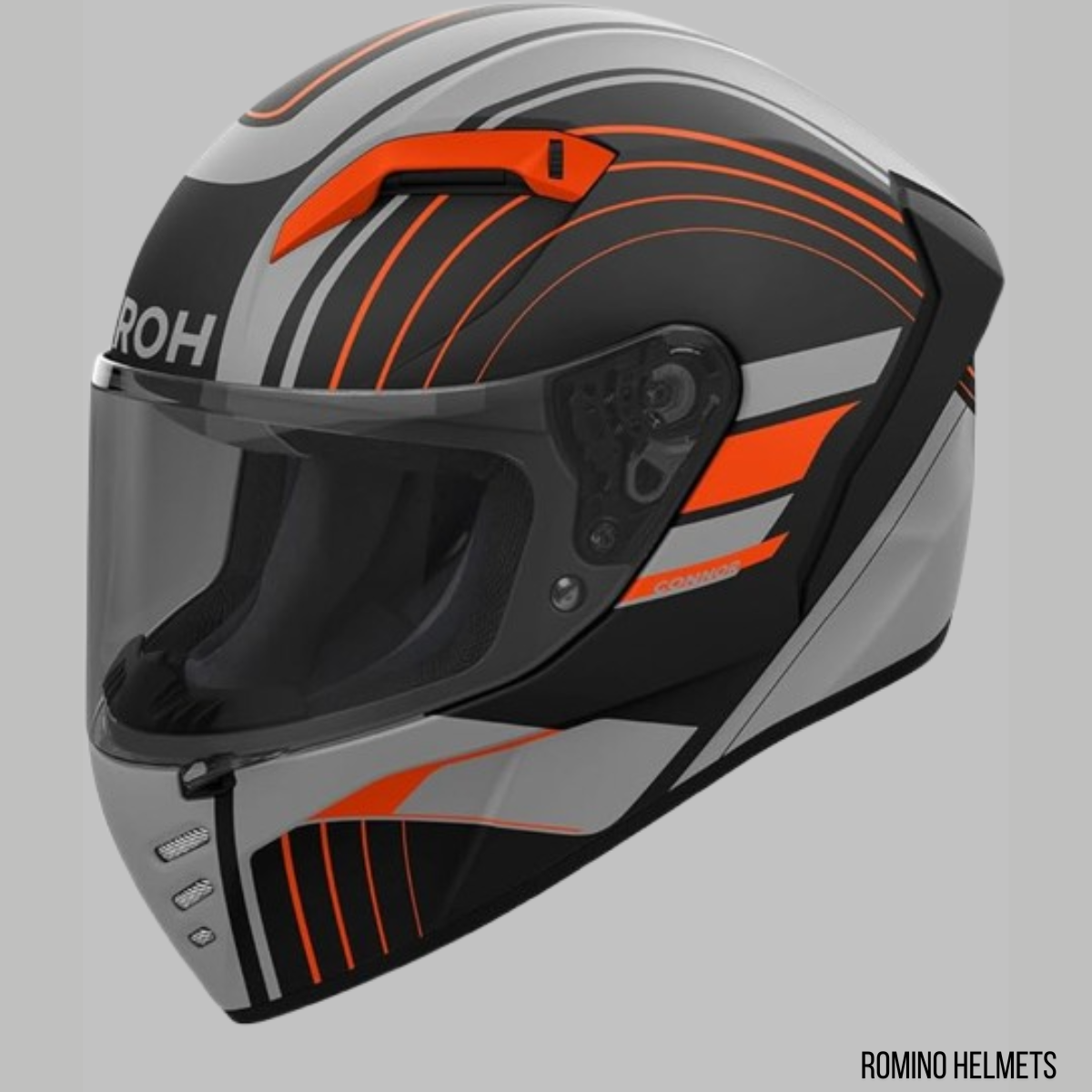 CASCO AIROH CONNOR ACHIEVE ORANGE MATT