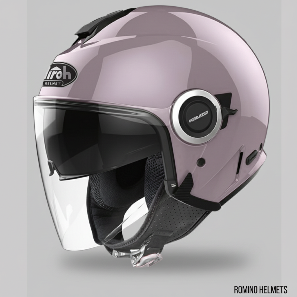 CASCO AIROH HELYOS COLOR METALLIC ROSE