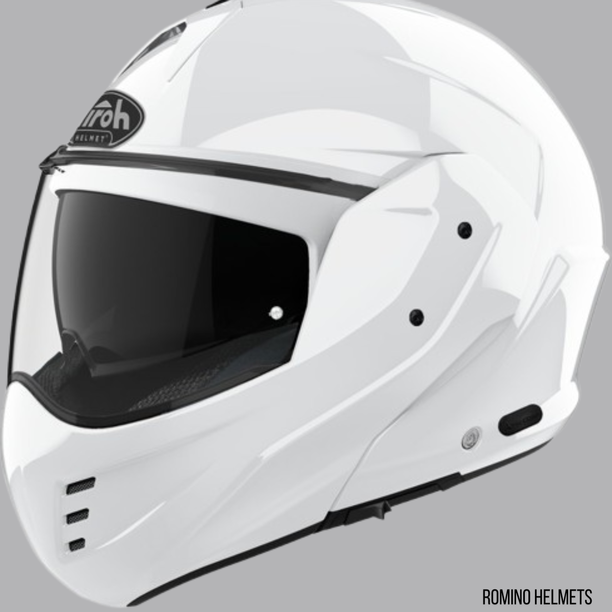 CASCO AIROH MATHISSE II COLOR WHITE GLOSS