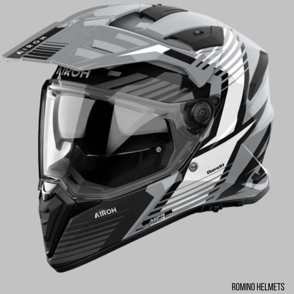 CASCO AIROH BANDIT SPICY GREY GLOSS