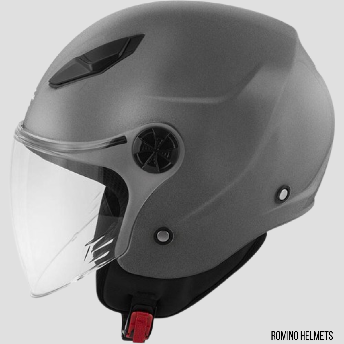 Casco Moto Jet Kappa KV61 Titanio