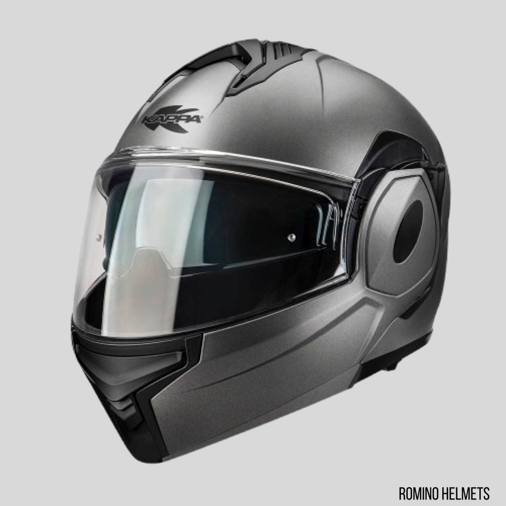 CASCO MOTO MODULARE KAPPA KV55 TITANIO OPACO