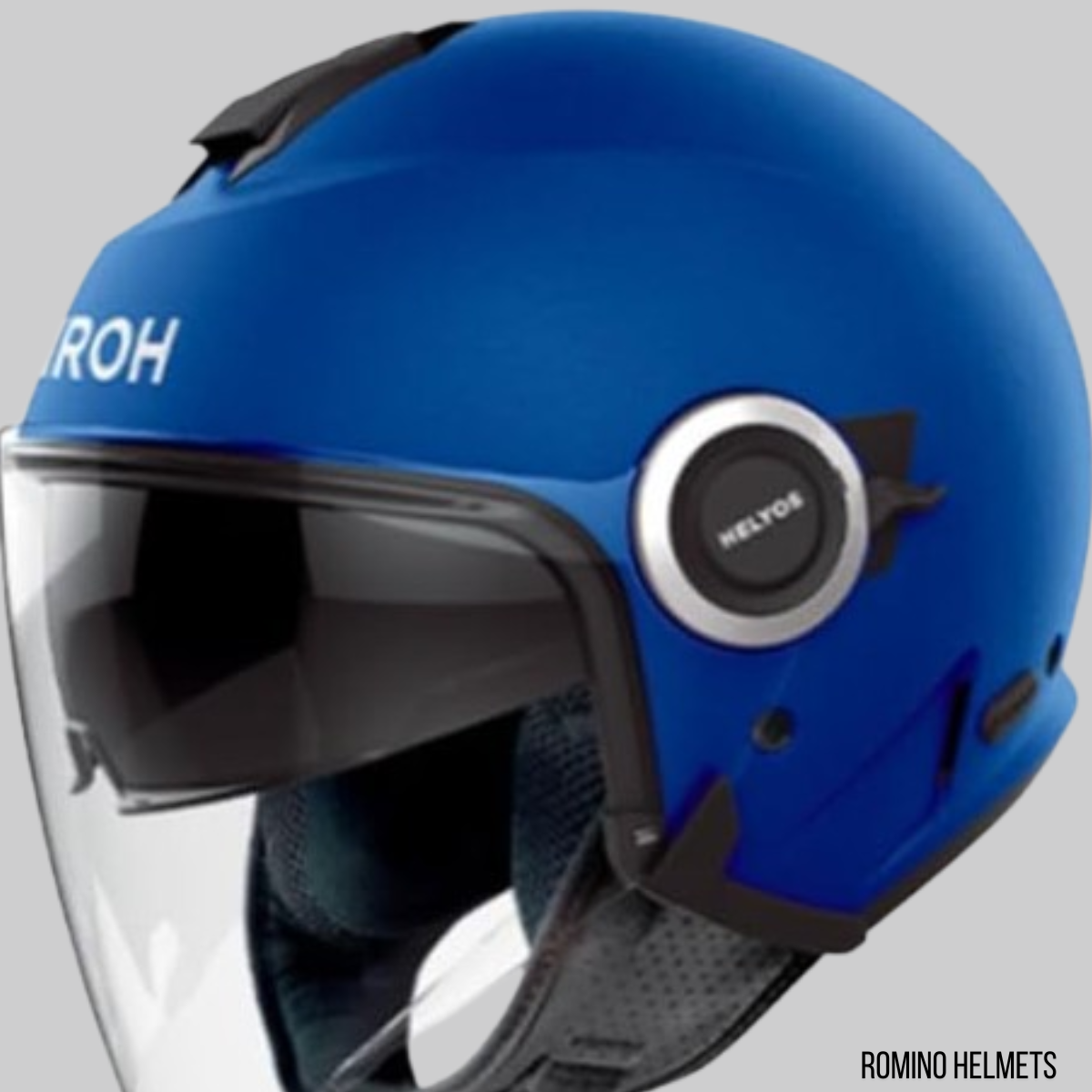 AIROH CASCO JET HELYOS COLOR BLUE MATT