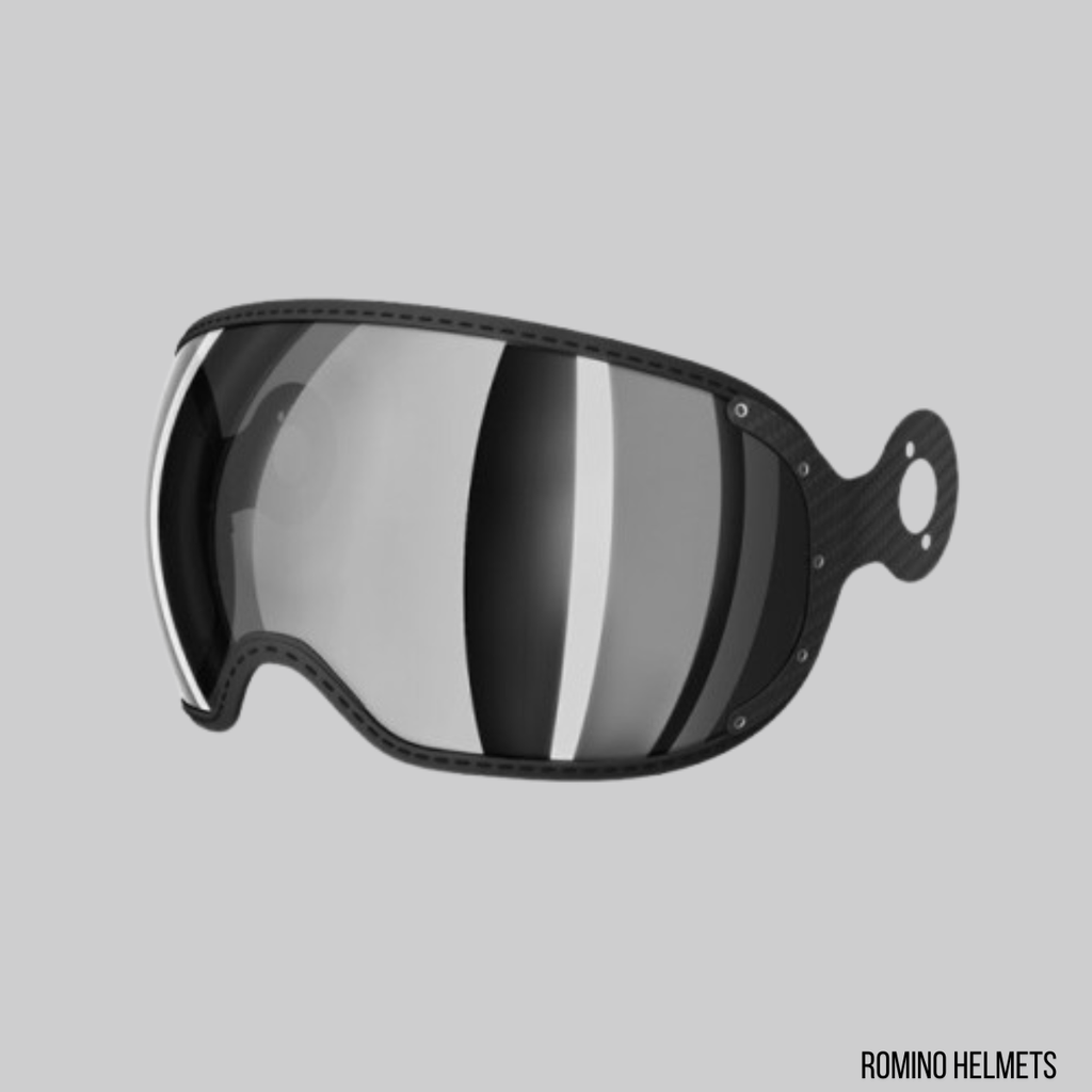 CASCO CLASSIC + VISIERA A SPECCHIO DI VARI COLORI