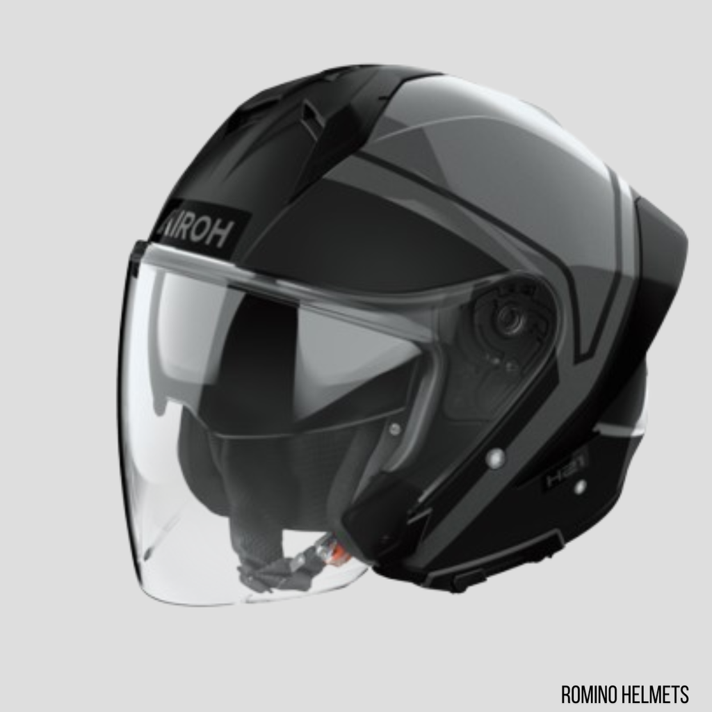 CASCO AIROH H21 SQUARE BLACK MATT  GLOSS