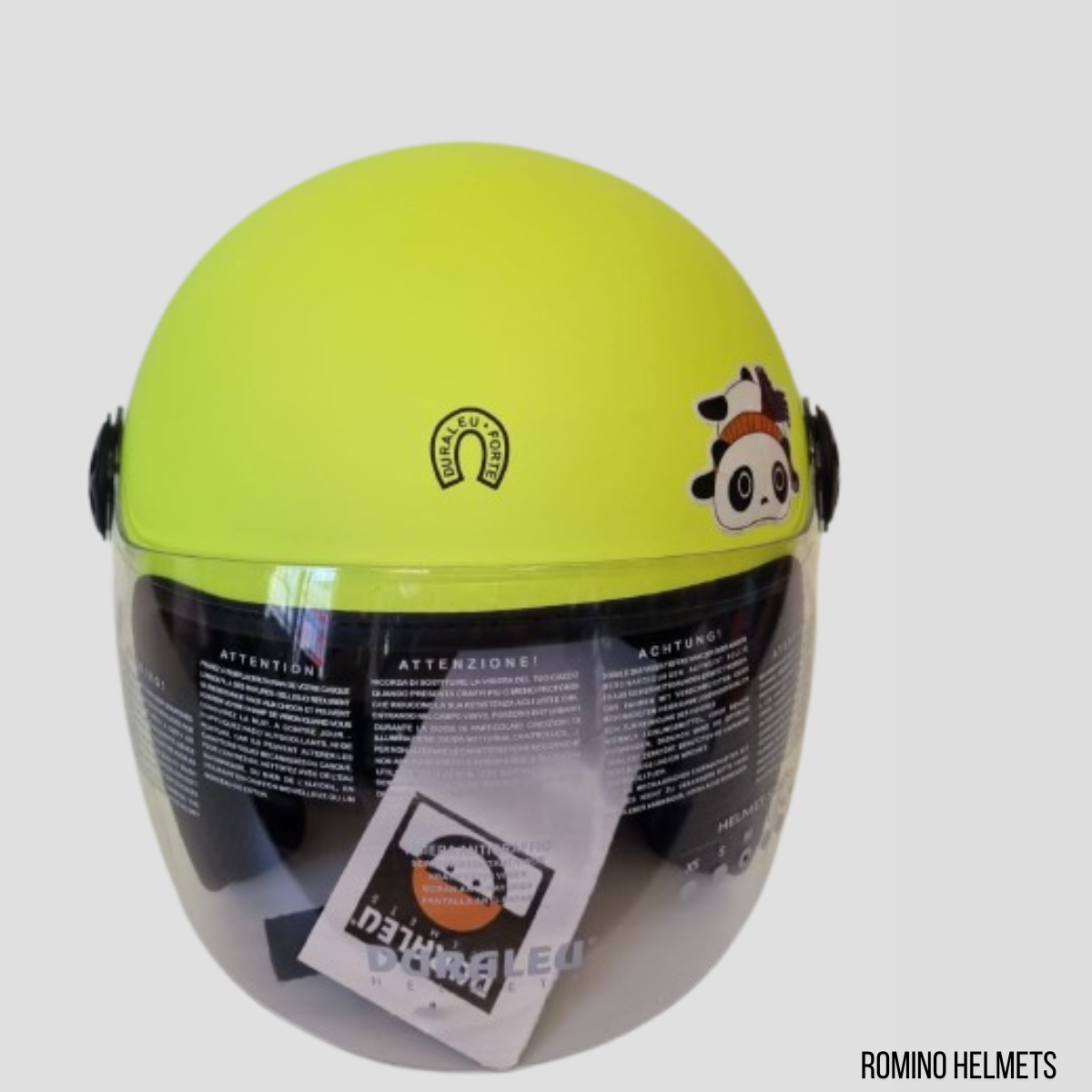 CASCO DURALEU LEO BIMBO GIALLO OPACO