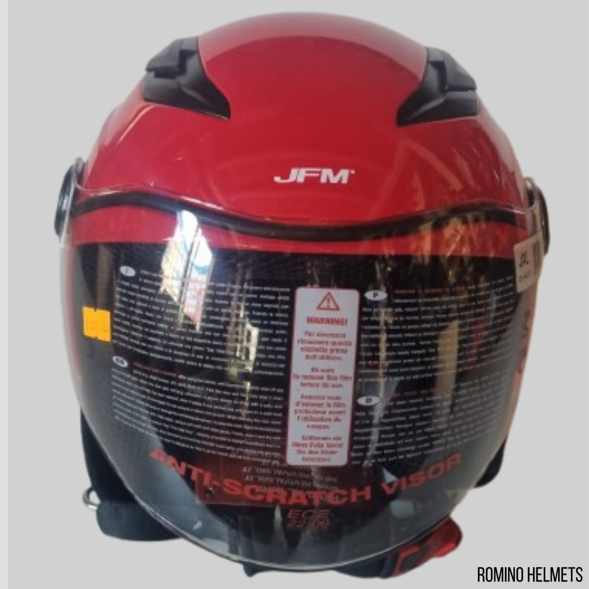 CASCO BABY JFM ROSSO LUCIDO