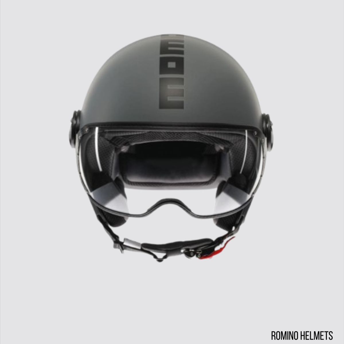CASCO MOMO DESIGN FGTR CLASSIC GRIGIO OPACO/NERO