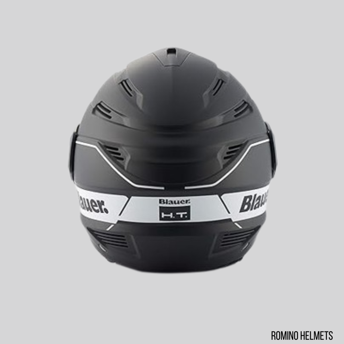 CASCO BLAUER BRAT NERO OPACO/BIANCO
