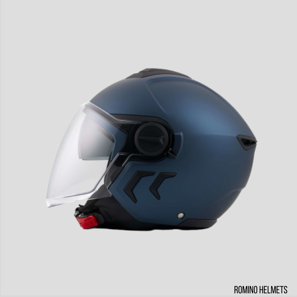CASCO BLAUER DJ01 MONOCHROME  BLU OPACO