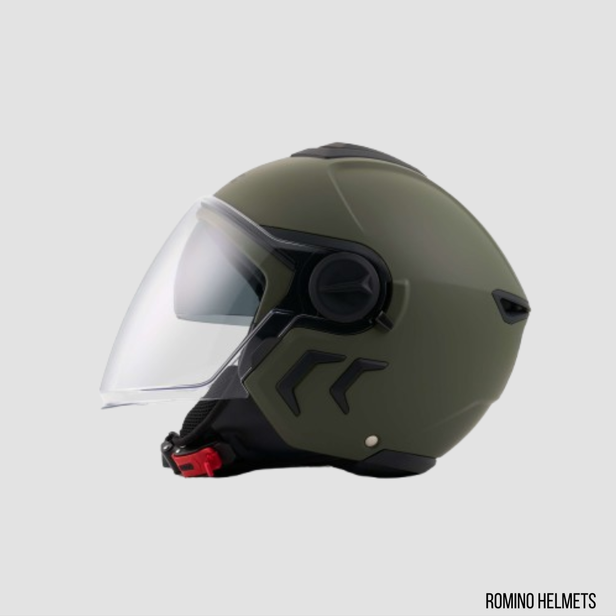 CASCO BLAUER DJ01  MONOCHROME VERDE OPACO