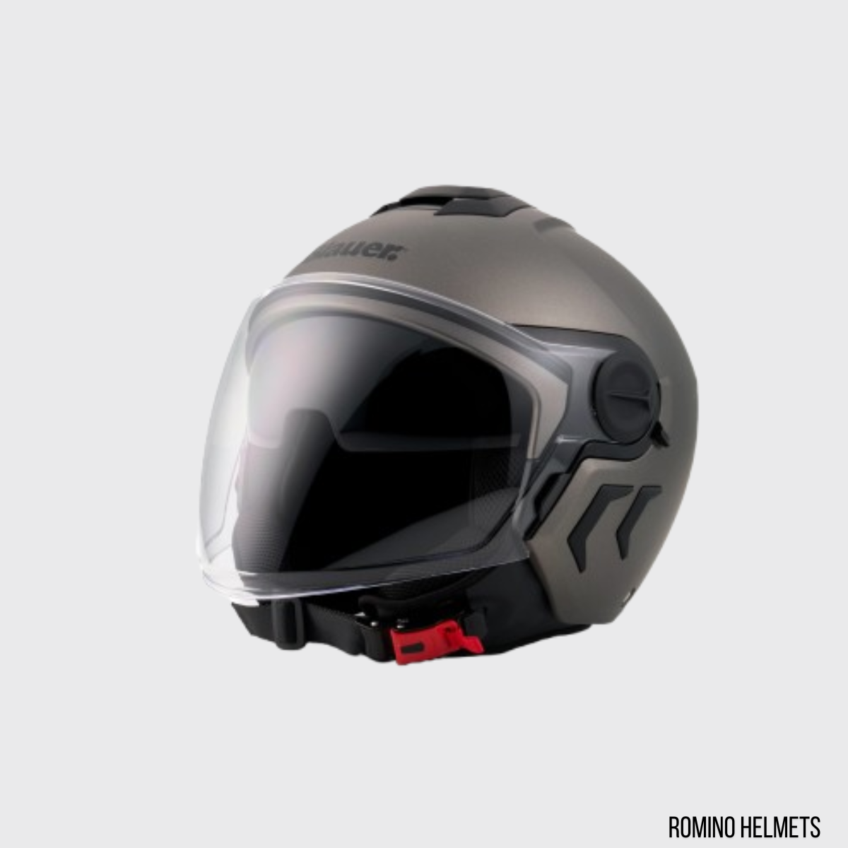 CASCO BLAUER DJ01 MONOCHROME TITANIO OPACO