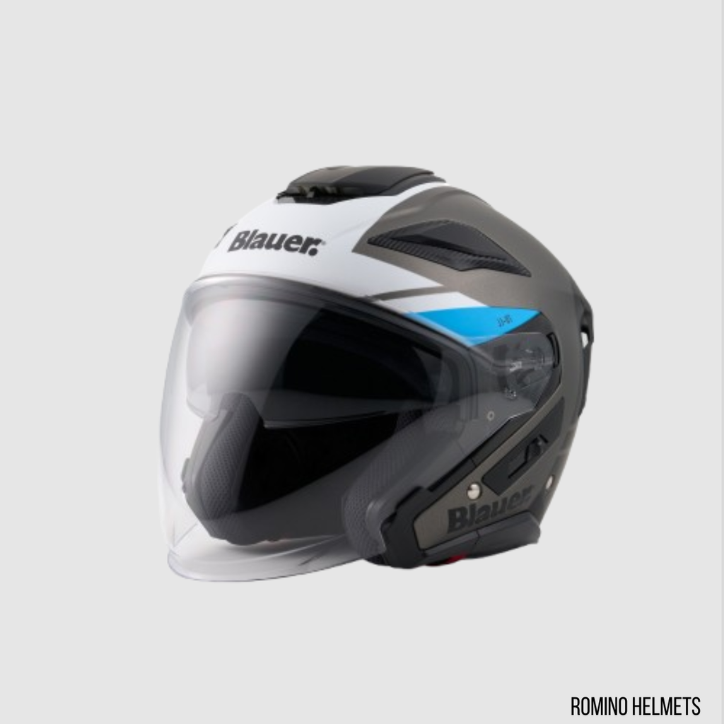 CASCO BLAUER JJ01 TITANIO OPACO