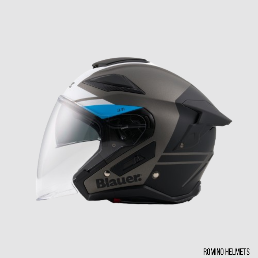 CASCO BLAUER JJ01 TITANIO OPACO