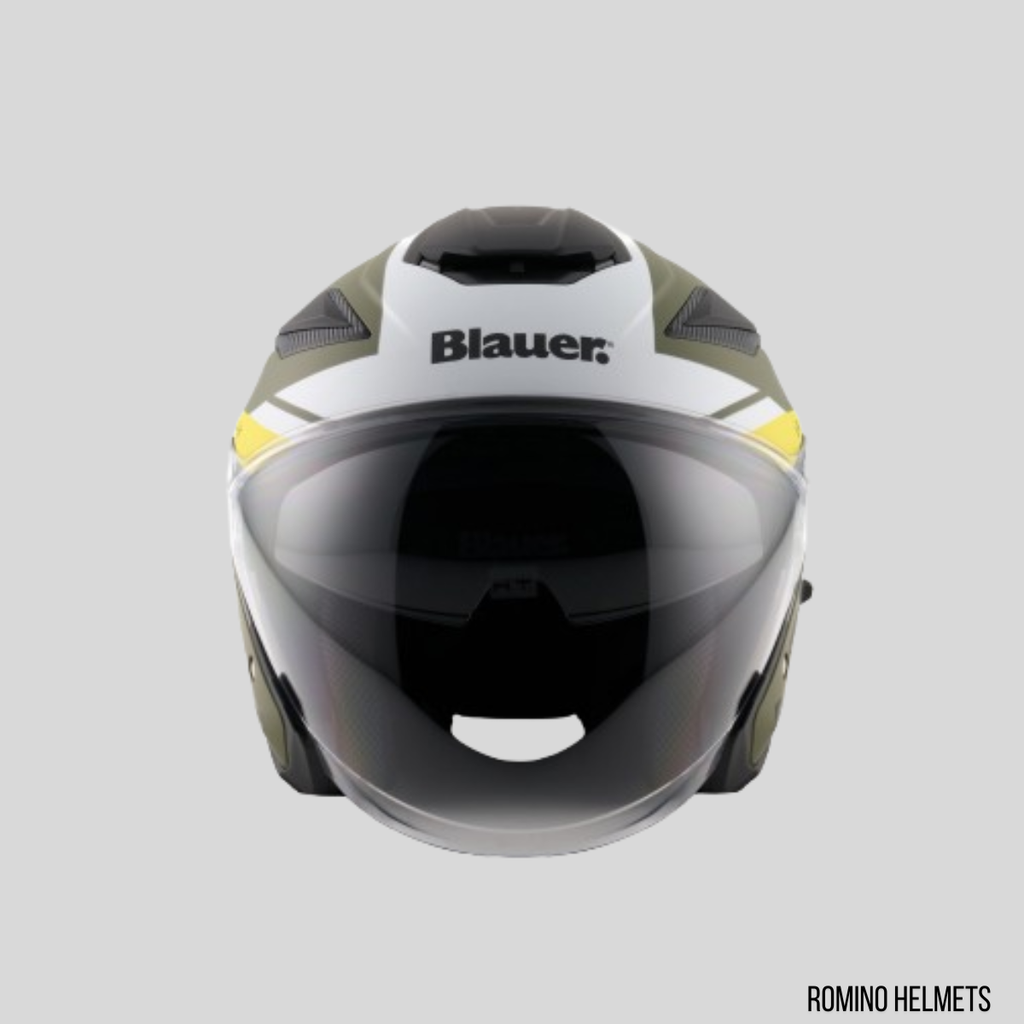 CASCO BLAUER JJ01 VERDE OPACO