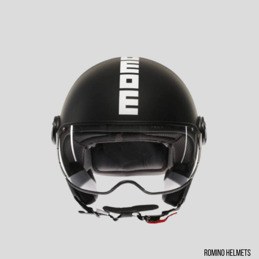 CASCO MOMODESIGN FGTR CLASSIC BLACK MATT/WHITE + INTERPHONE CELLULAR LINE