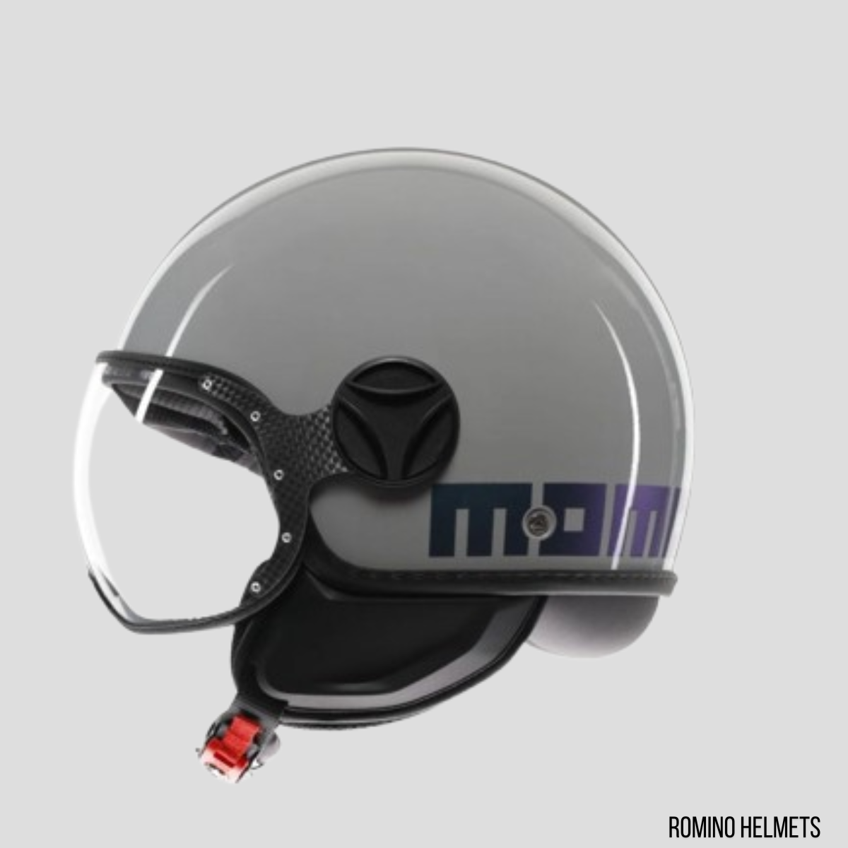 CASCO MOMO DESIGN FGTR CLASSIC FLIP BLU/FUCSIA