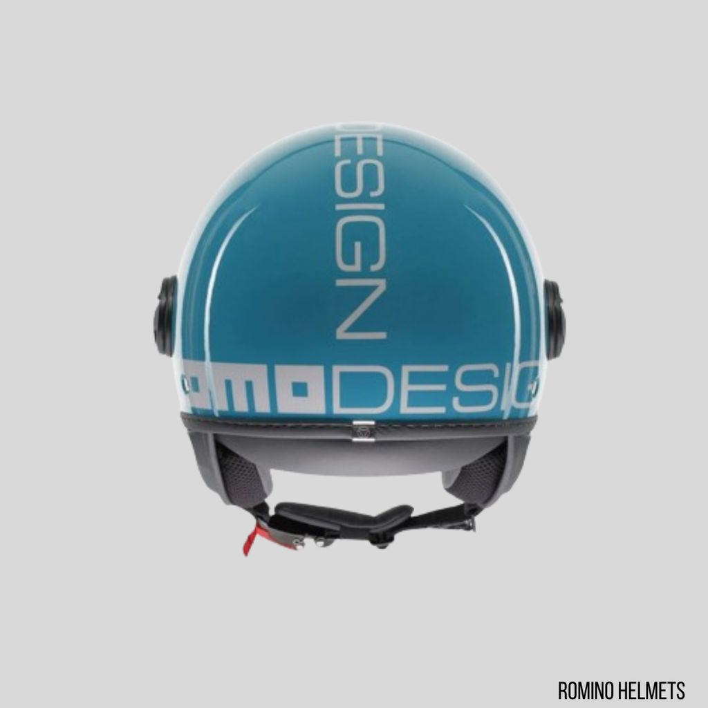 CASCO MOMO DESIGN FGTR CLASSIC CANDY BLU LAGO/BIANCO