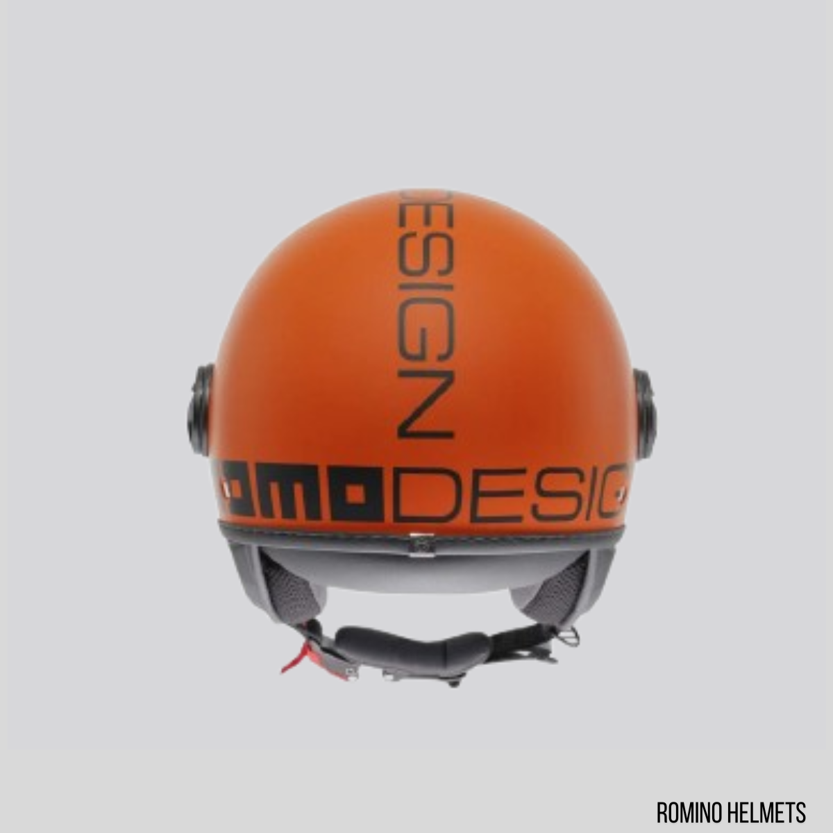 CASCO MOMO DESIGN FGTR CLASSIC ARANCIO OPACO/NERO