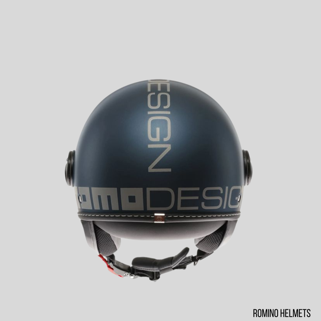 CASCO MOMO DESIGN FGTR EVO BLU AVIO/SILVER