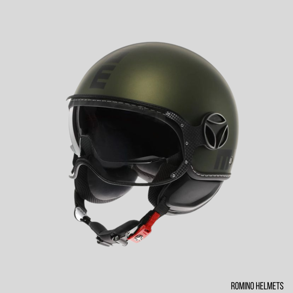 CASCO MOMODESIGN FGTR EVO VERDE OPACO /NERO