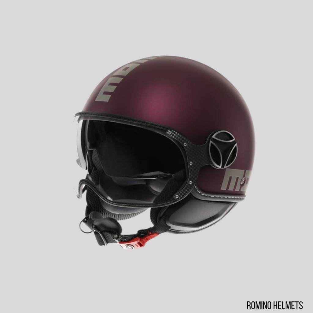 CASCO MOMO DESIGN FGTR EVO AMARENA/SILVER