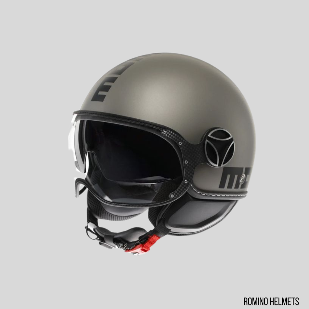 CASCO MOMO DESIGN FGTR EVO TITANIO OPACO /NERO