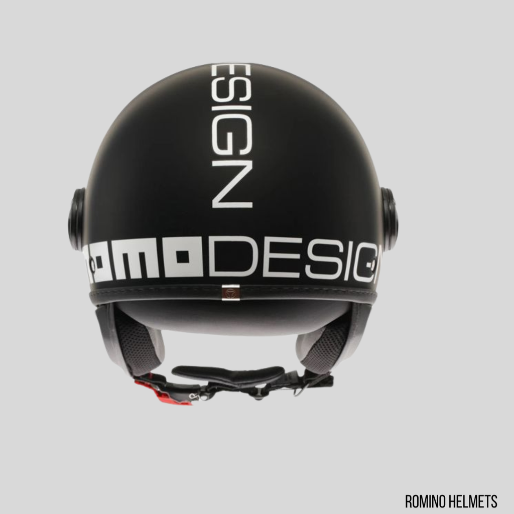 CASCO MOMO DESIGN FGTR CLASSIC NERO OPACO/BIANCO
