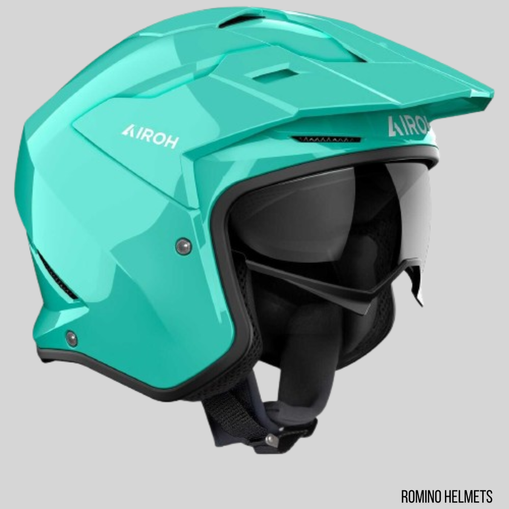 CASCO AIROH KOMBAKT COLOR AQUAMARINE GLOSS
