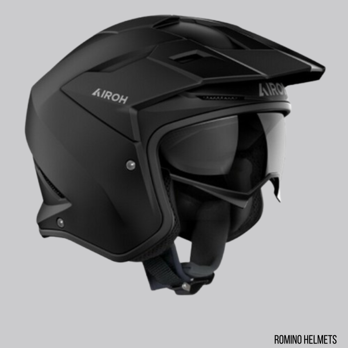 CASCO AIROH KOBAKT COLOR BLACK MATT