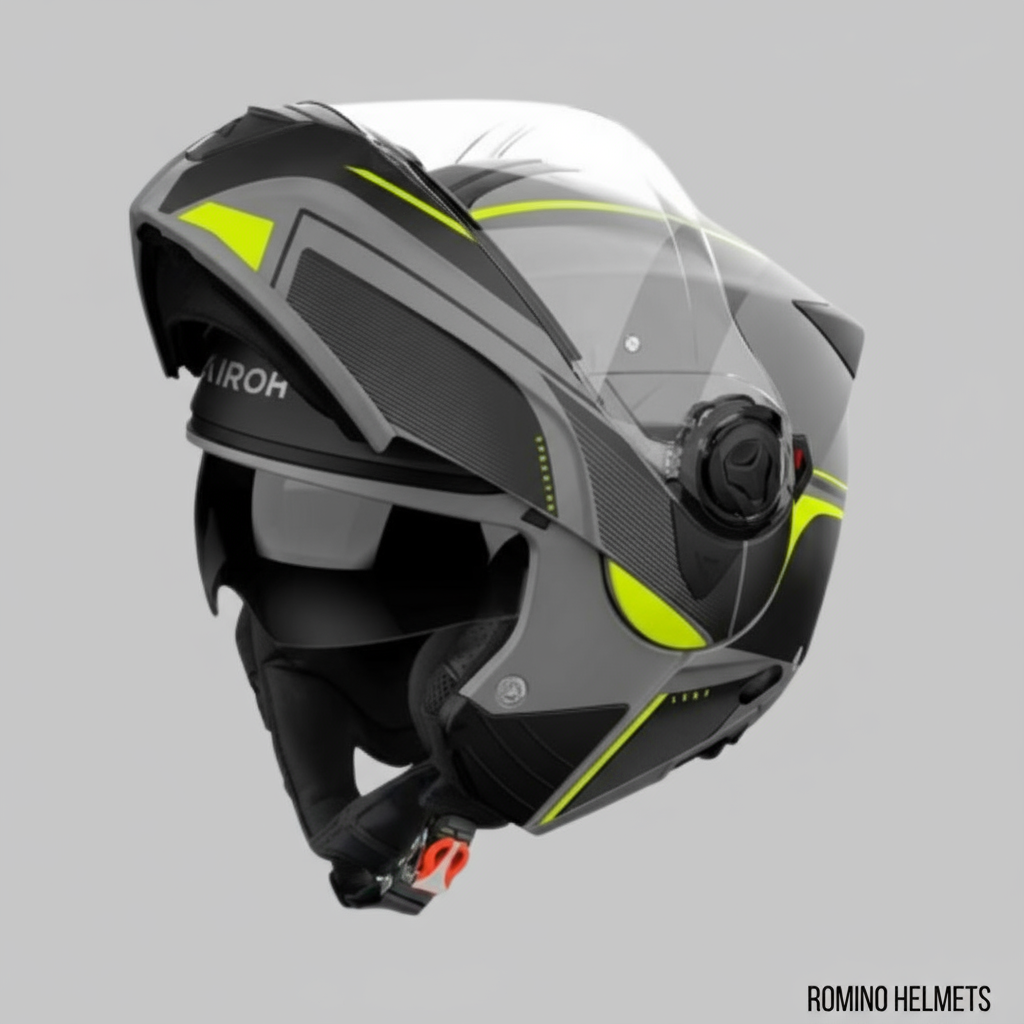 CASCO AIROH SPECKTRE LEAF YELLOW MATT