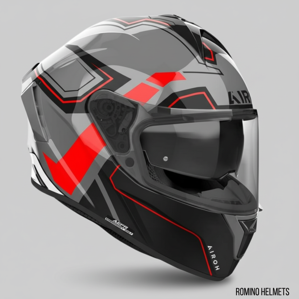 CASCO AIROH SPARK 2 DART RED GLOSS