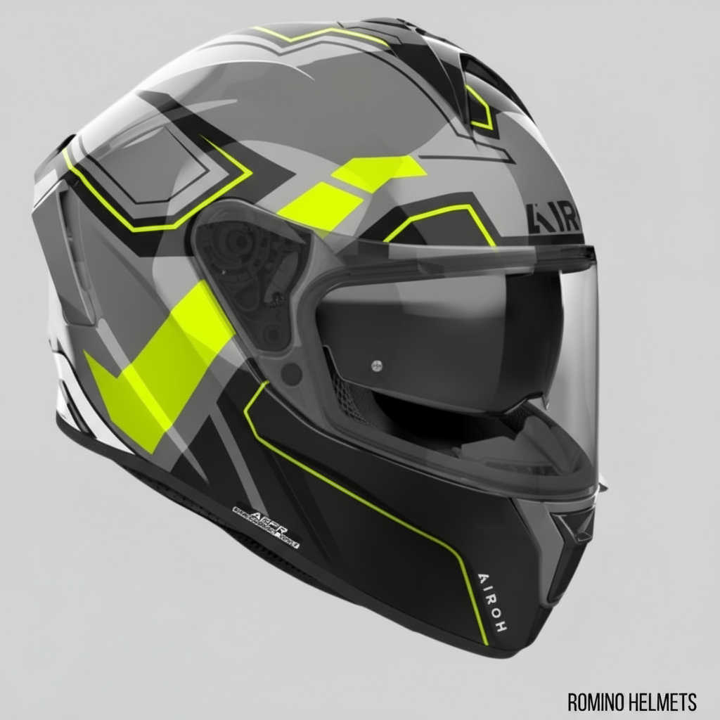 CASCO AIROH SPARK 2 DART YELLOW GLOSS