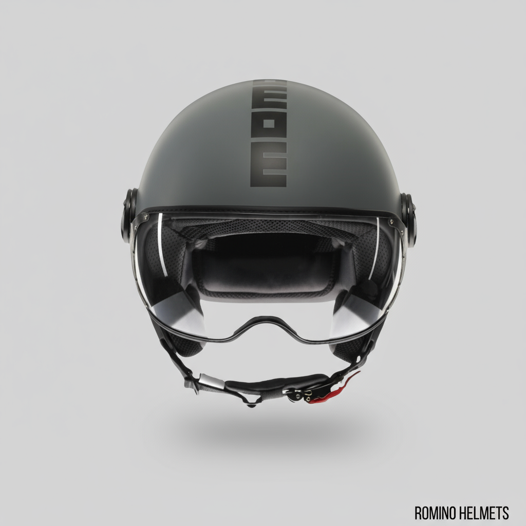 CASCO MOMO DESIGN FGTR CLASSIC GREY MATT/BLACK+  BLUETOOTH
