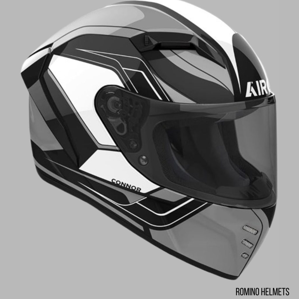 CASCO AIROH CONNOR DUNK BLACK GLOSS