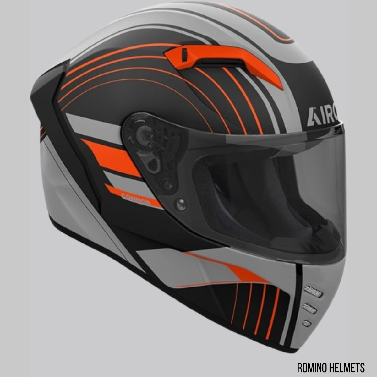 CASCO AIROH CONNOR ACHIEVE ORANGE MATT