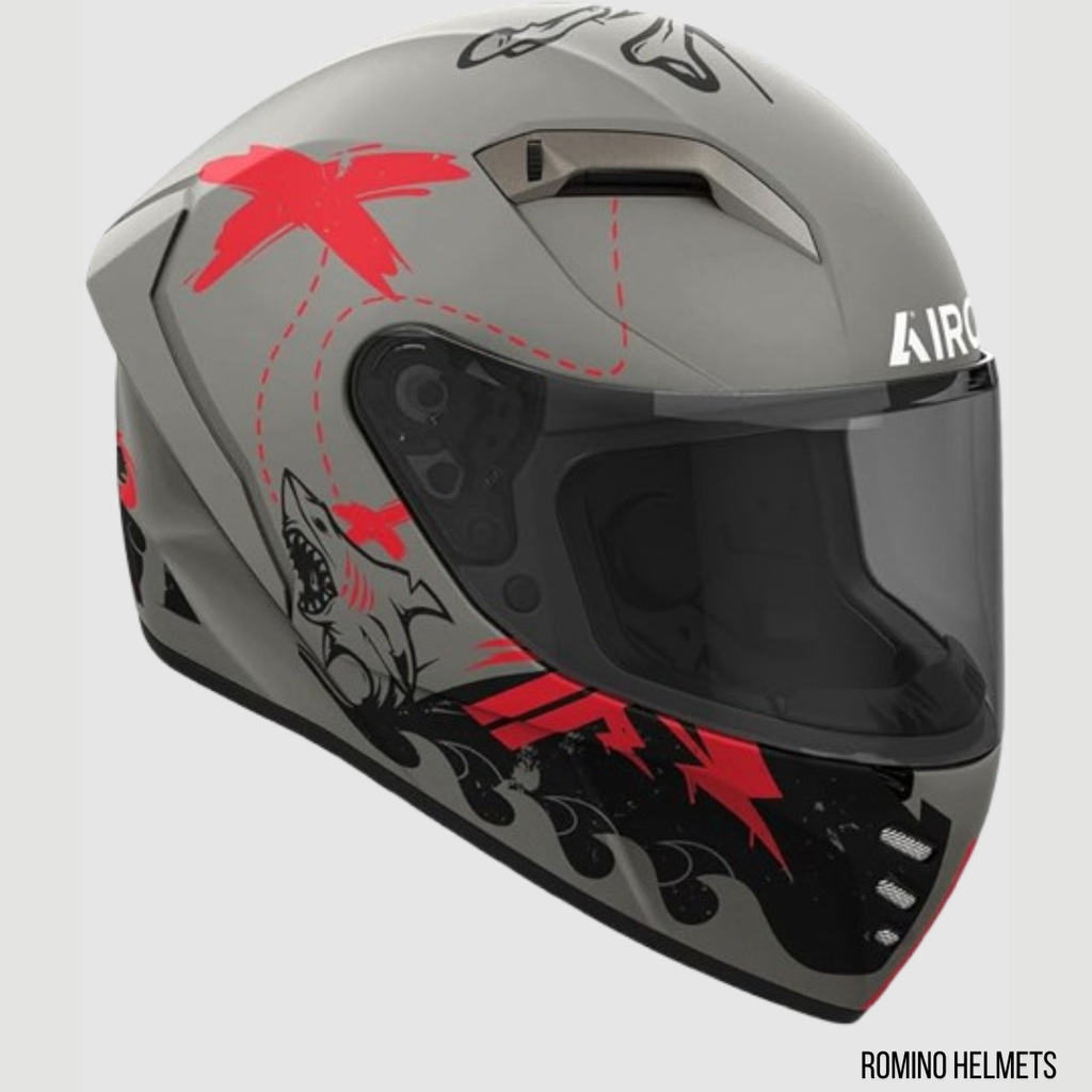 CASCO AIROH CONNOR DESPERADO ORANGE MATT