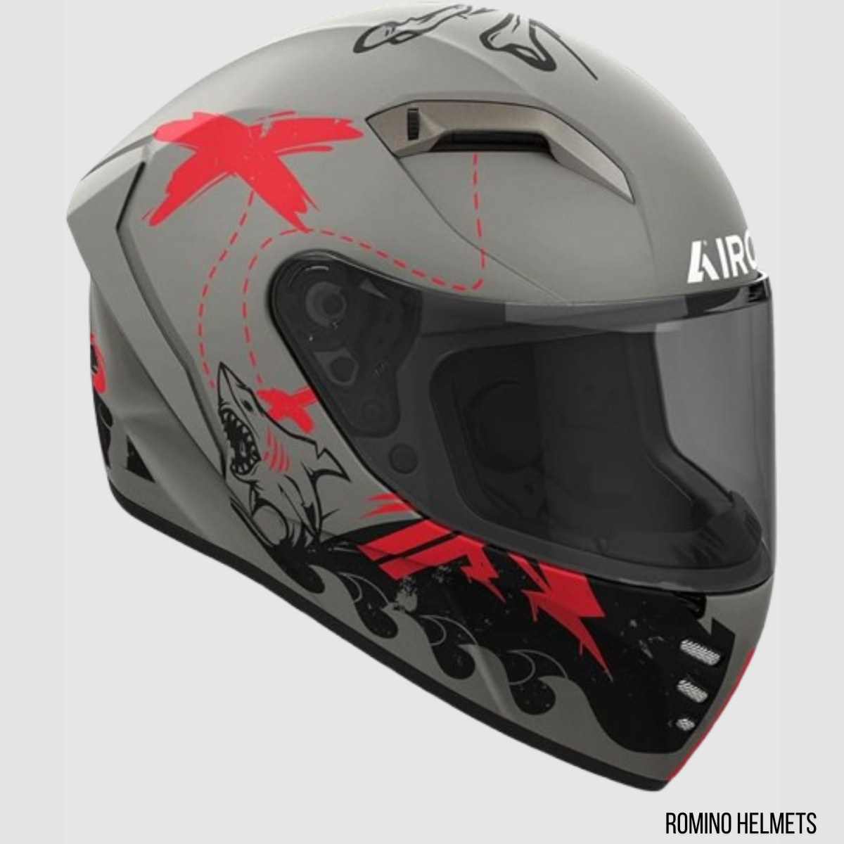 CASCO AIROH CONNOR DESPERADO ORANGE MATT